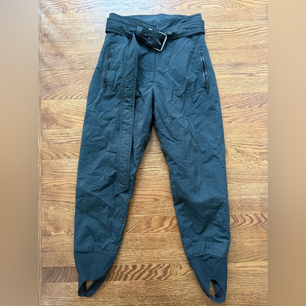 TYROLIA by Head Vintage‎ Black Ski Snow Pants Stirrup Winter Outdoor Sporty 8